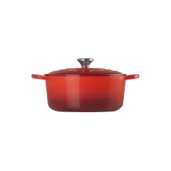 Signature støpejern rund gryte Ø 26 cm, cerise