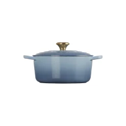 Signature støpejern rund gryte Ø 24 cm, chambray
