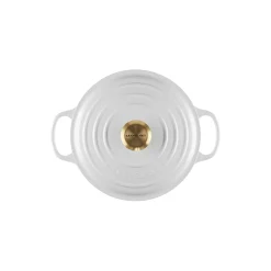 Signature støpejern rund gryte Ø 24 cm, white