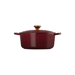 Signature støpejern rund gryte Ø 26 cm, garnet