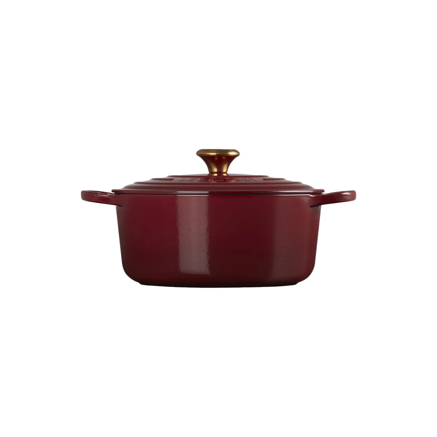 Signature støpejern rund gryte Ø 26 cm, garnet