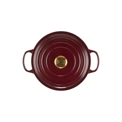 Signature støpejern rund gryte Ø 26 cm, garnet