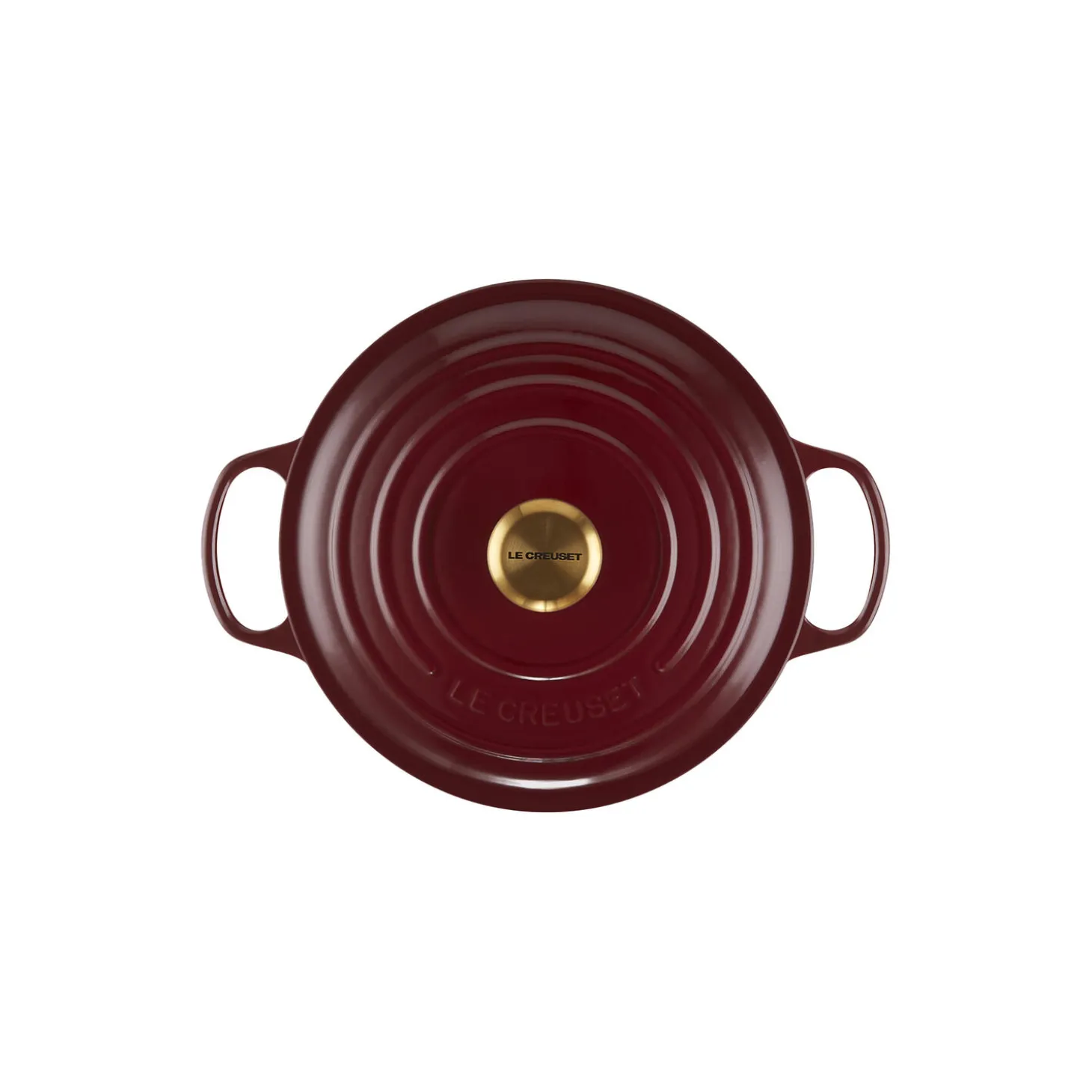 Signature støpejern rund gryte Ø 26 cm, garnet