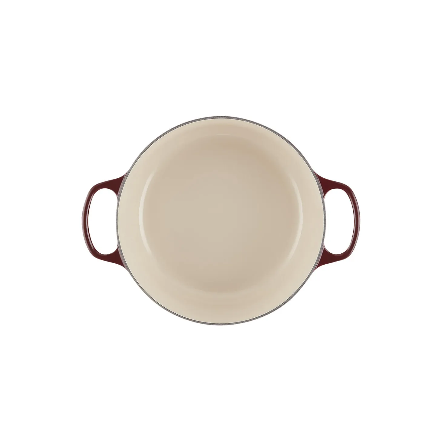 Signature støpejern rund gryte Ø 26 cm, garnet