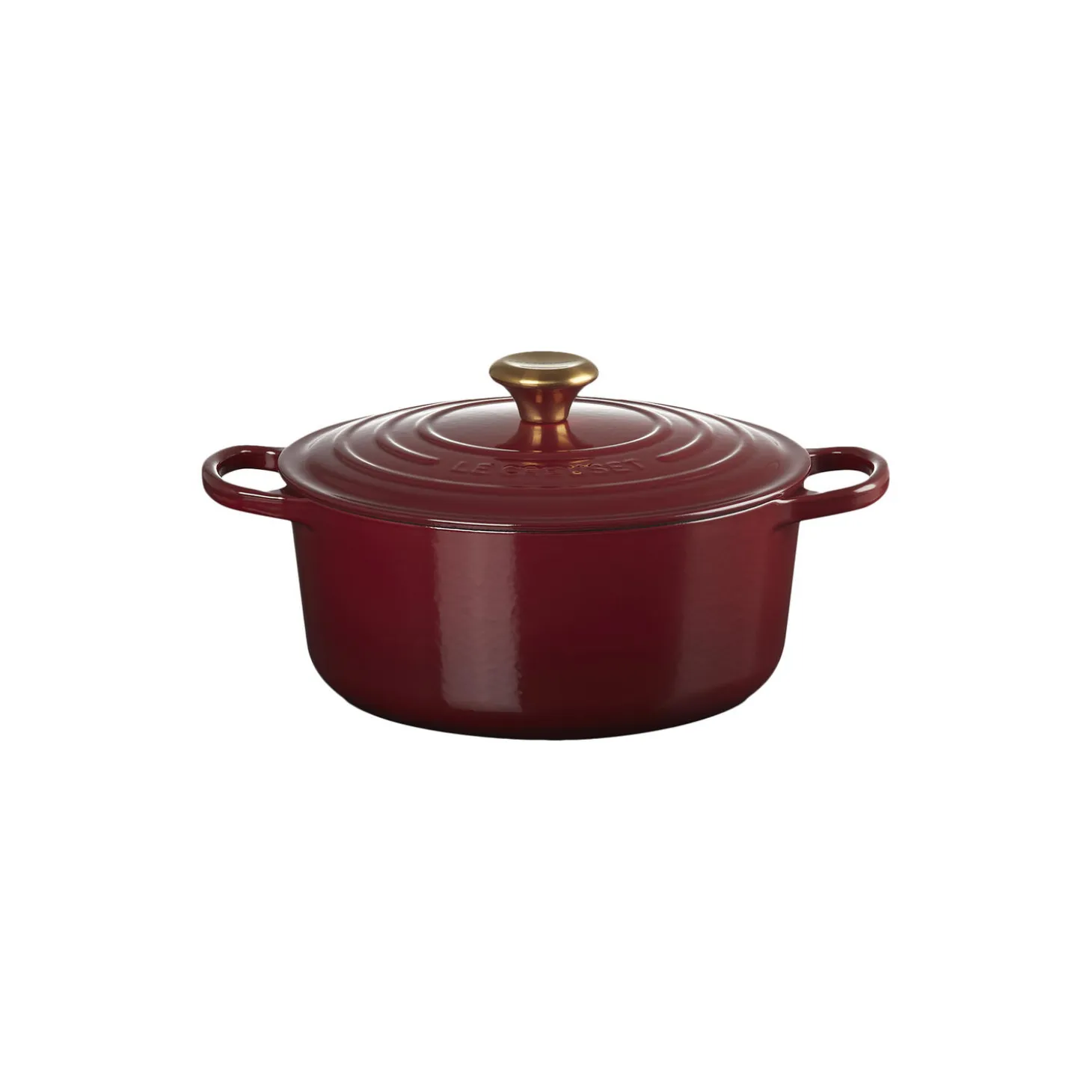 Signature støpejern rund gryte Ø 26 cm, garnet