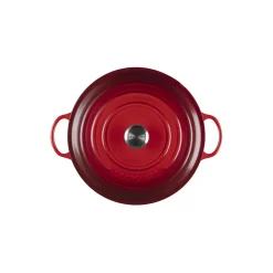 Signature støpejern stekegryte Ø 32 cm, cerise