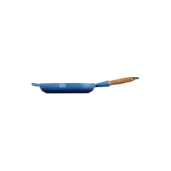 Signature støpejern stekepanne med trehåndtak Ø 28 cm, azure