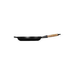 SIgnature støpejern stekepanne med trehåndtak Ø 28 cm, matte black