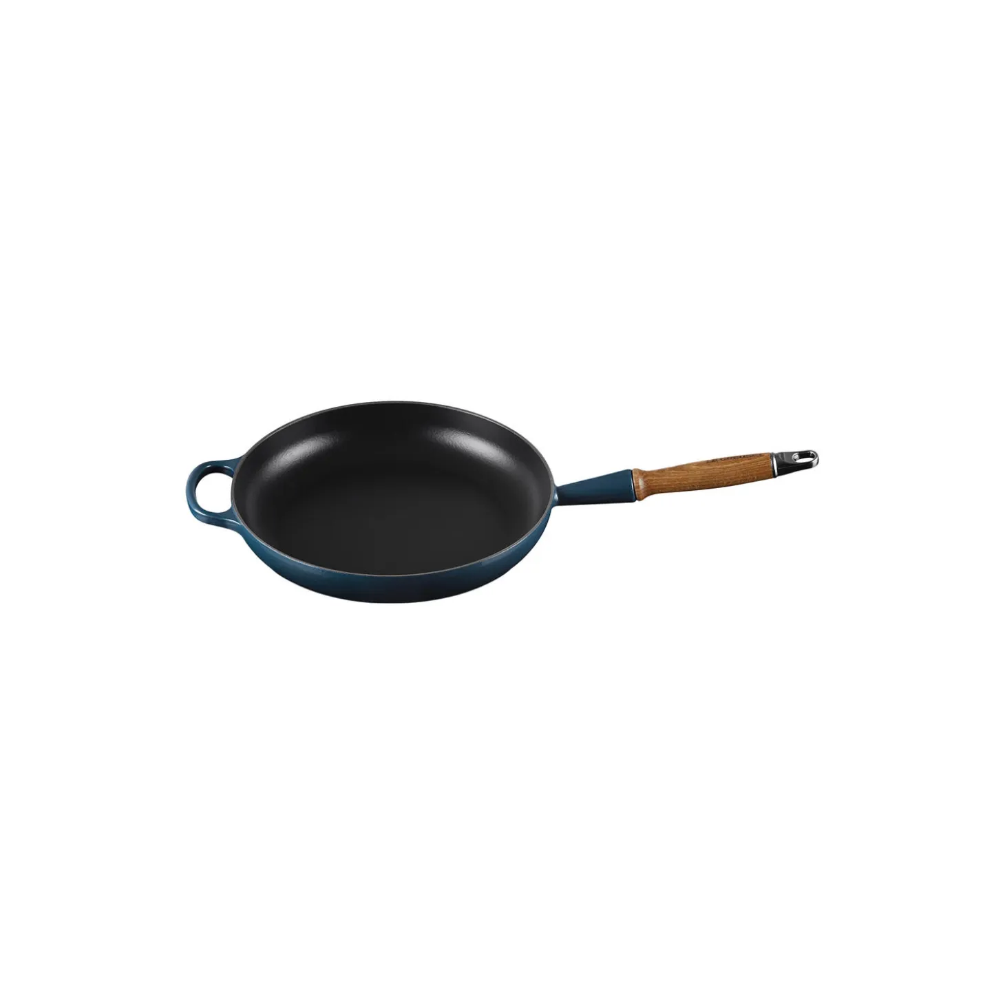 Signature støpejern stekepanne med trehåndtak Ø 28 cm, nuit