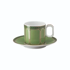 Signum Espresso kopp med underkopp, fern