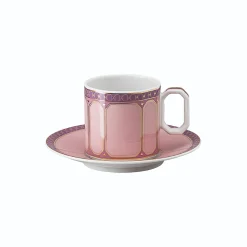 Signum Espresso kopp med underkopp, rose
