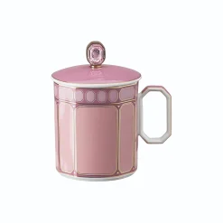 Signum Krus med håndtak og lokk, rose