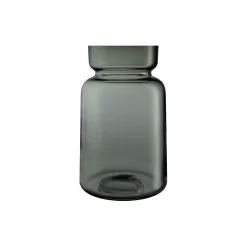 Silhouette vase, smoked grey