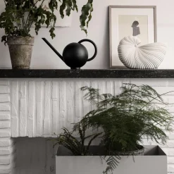 Skjell vase, off-white