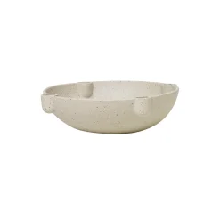 Skål lysestake L, light grey