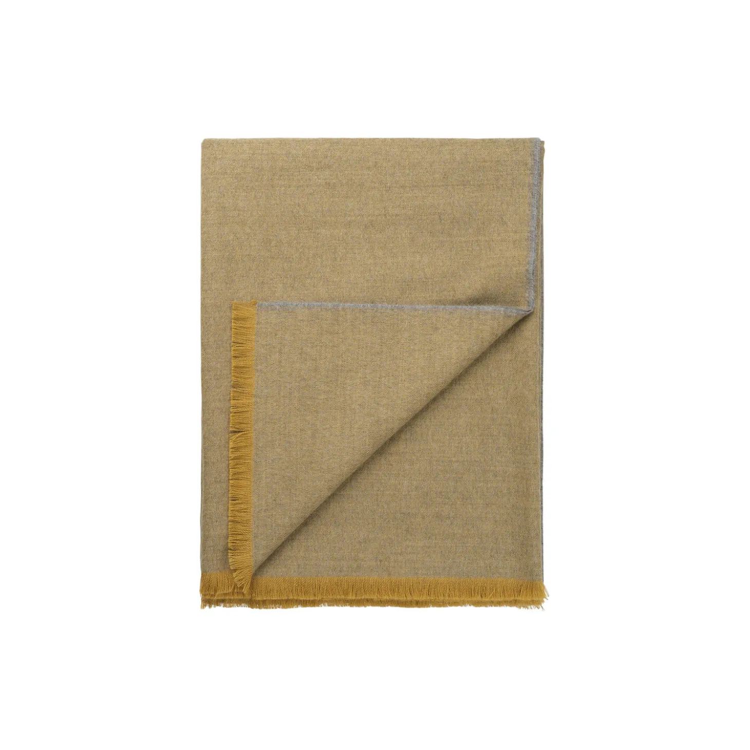 Skyfall pledd, yellow ocher