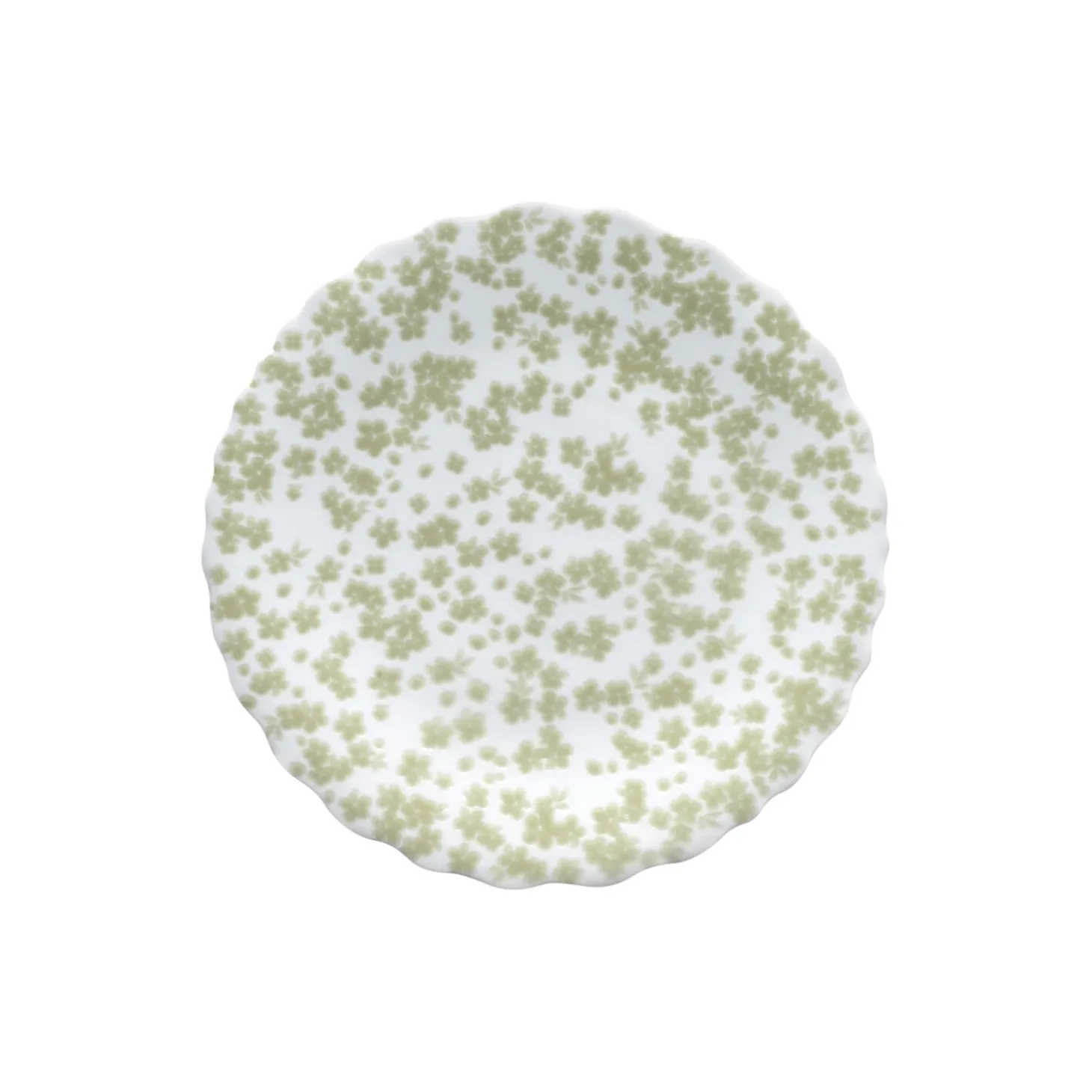 Slåpeblom Asjett 22 cm, grønn