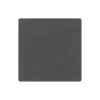 Square glassbrikke, nupo antrasitt