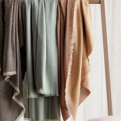Square pledd, light green