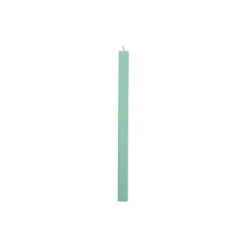 Square stearinlys, emerald green
