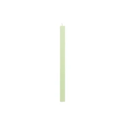 Square stearinlys, light green