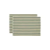 Statement Stripe dekkebrikke, green