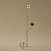 Stoff Nagel vase, krom