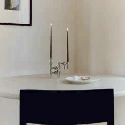 Stoff Nagel vase, krom