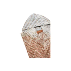 STONE Badekåpe med hette, red multicolor