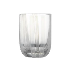 Stripe Glass 39 cl, white stripes