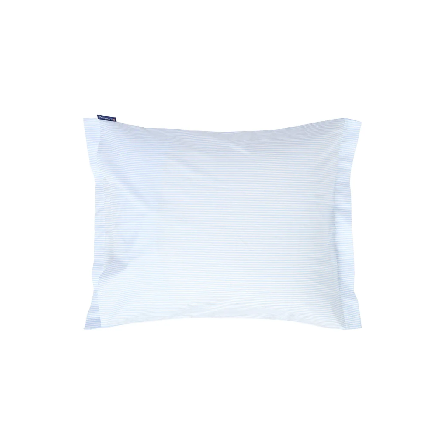 Striped Sateen putetrekk, blue/white