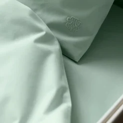 SUPIMA PERCALE sengetøy, glass green