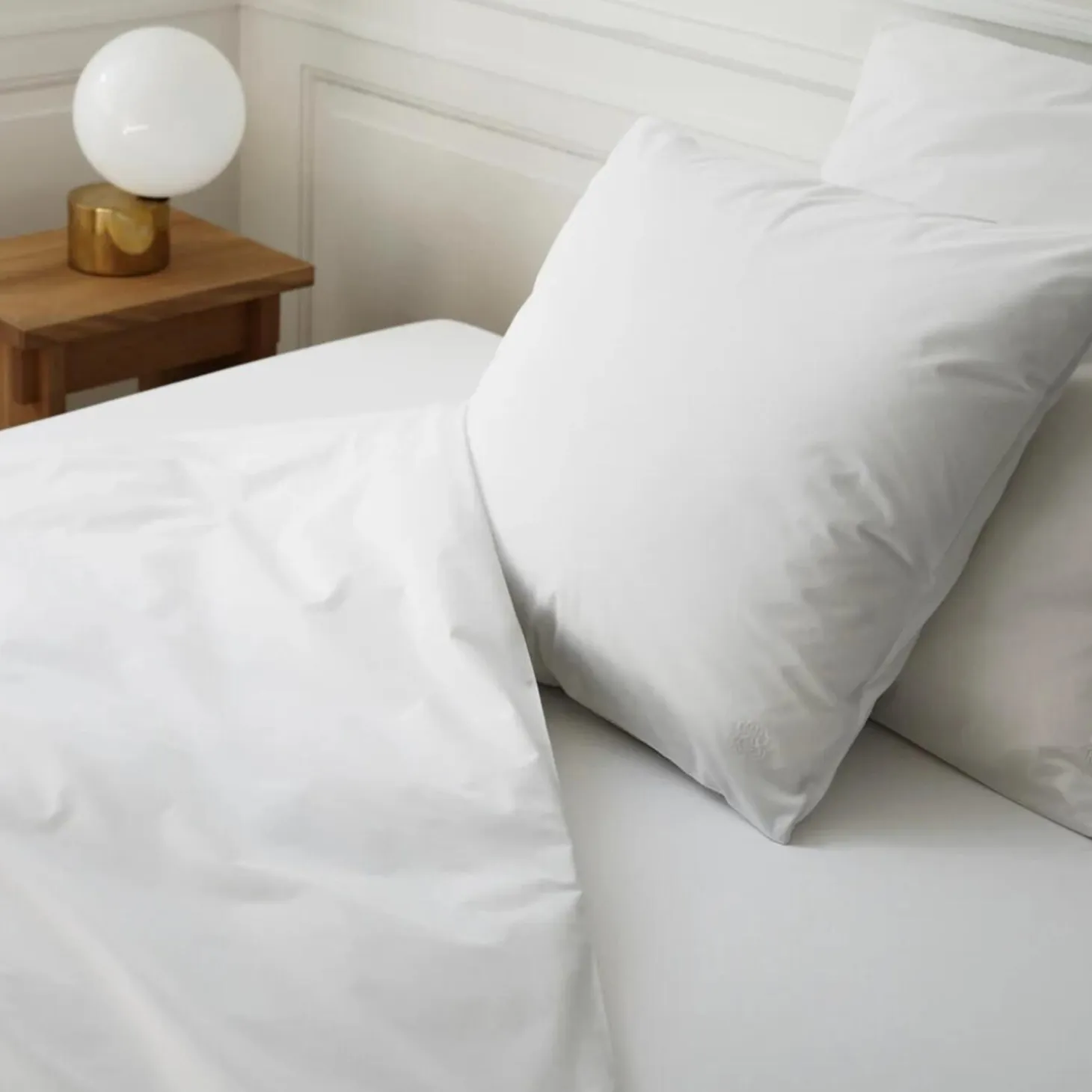 SUPIMA PERCALE sengetøy, white