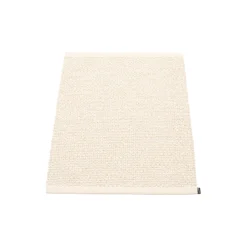 Svea gulvløper, vanilla/beige metallic