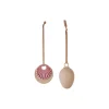 Sweet Stories Ornaments 2 pcs, rose