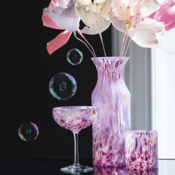 Swirl - champagneglass, rosa