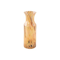 Swirl karaffel/vase, brun multi