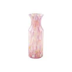 Swirl karaffel/vase, rosa multi
