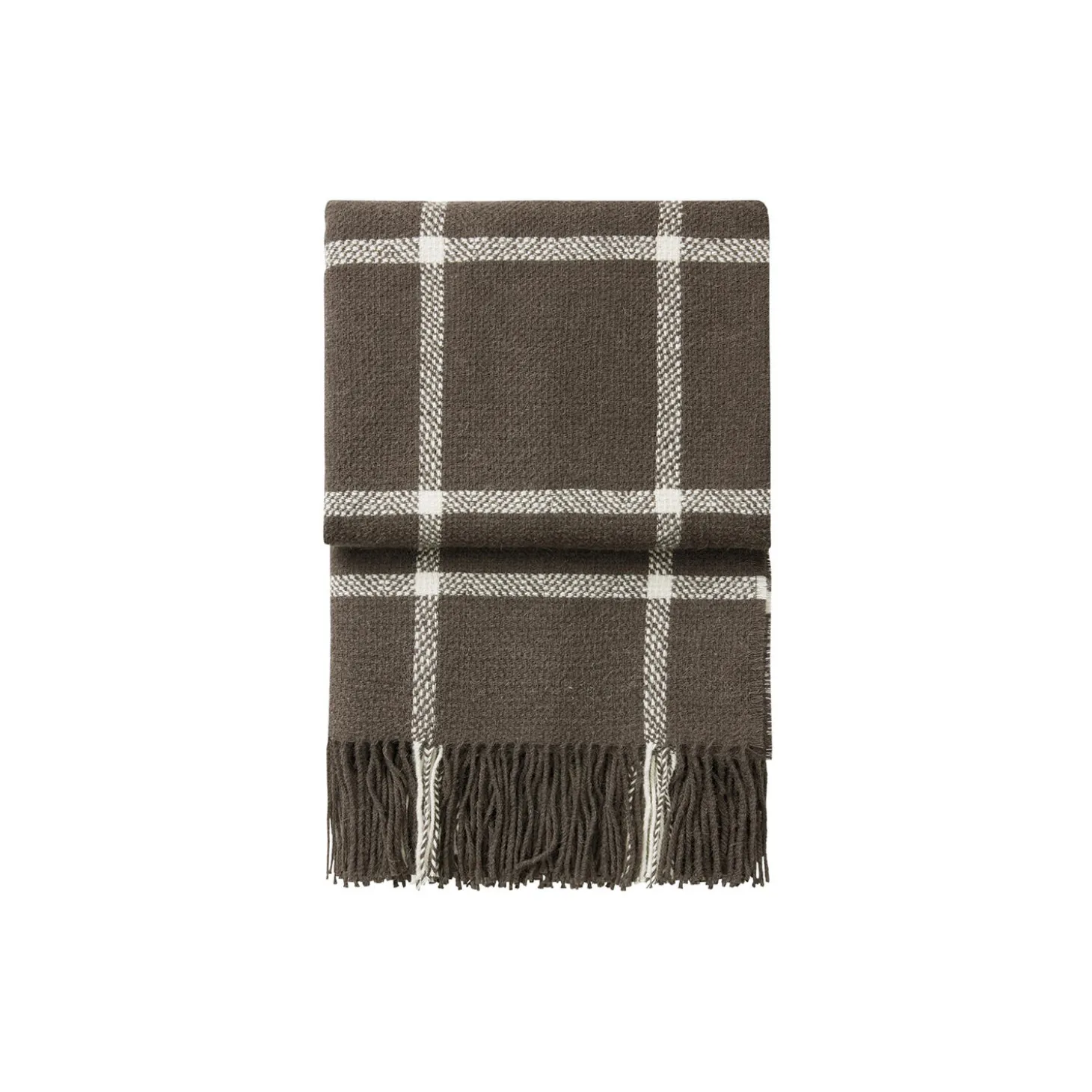 Tartan pledd, brown