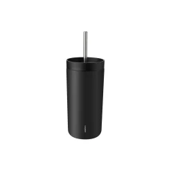 To Go Sip termokopp med sugerør, soft black