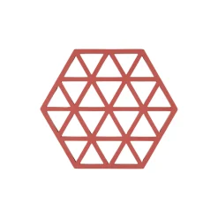 Triangles bordskåner, burned red