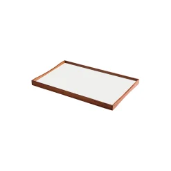 Turning Tray vendbart brett, alaska white/black desert