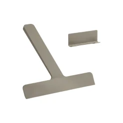 Ume skraper m. holder, taupe