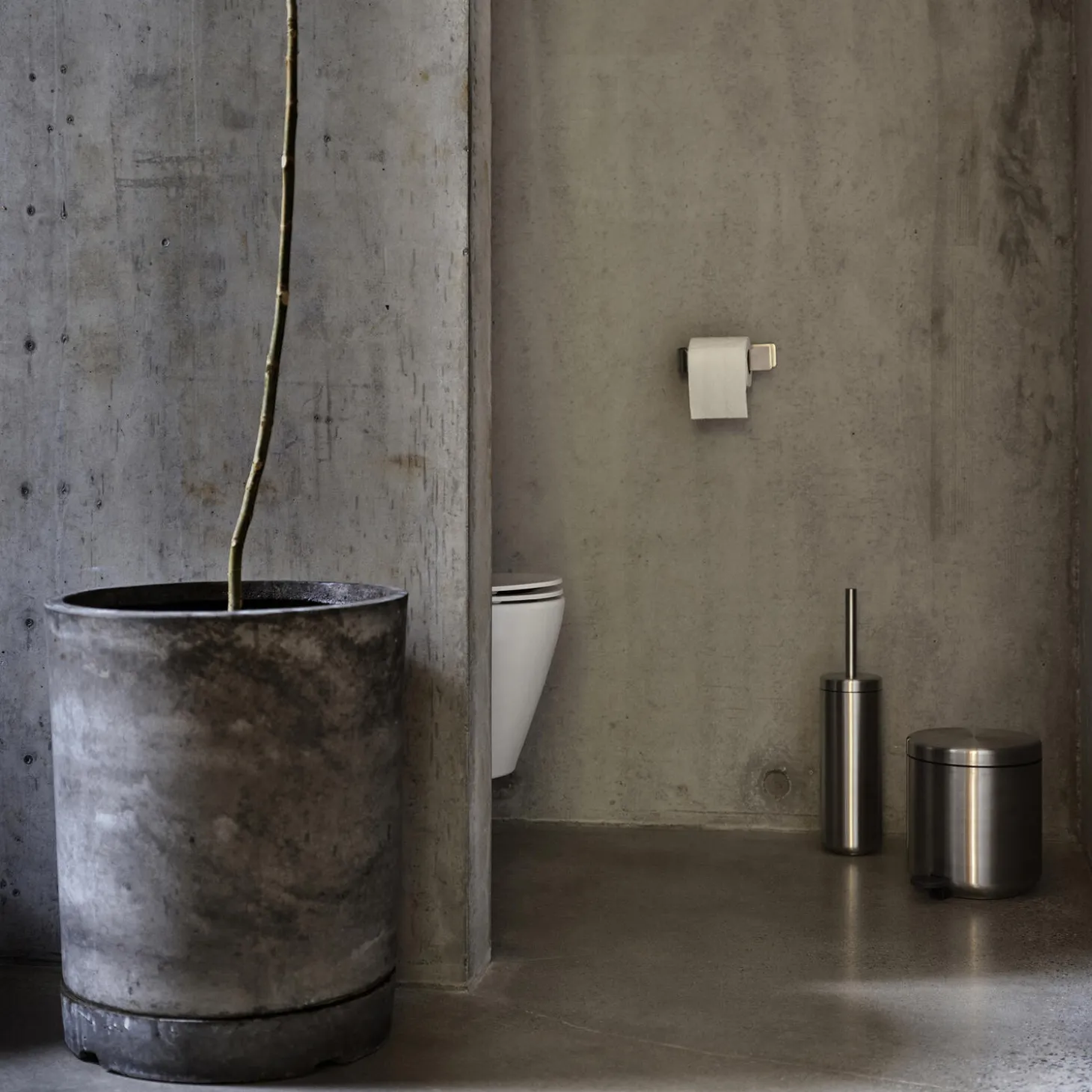 Ume toalettbørste, steel