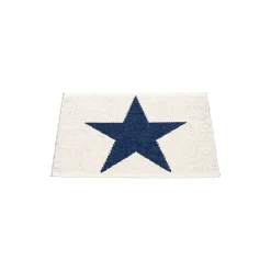Viggo gulvløper, dark blue/vanilla