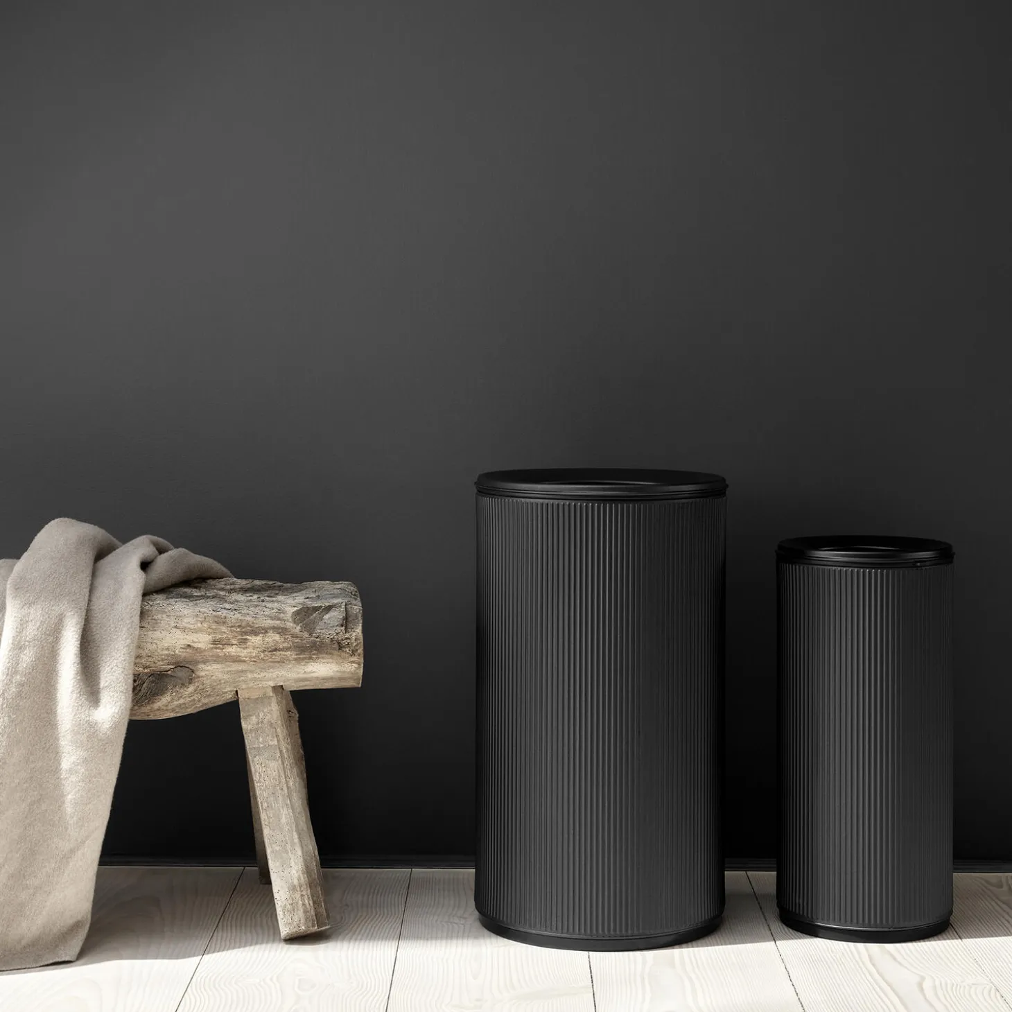 VIPP19 Open Top Bin, black/black