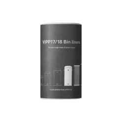 Vipp17/18 plastposer, lys grå