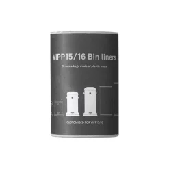 Vipp15/16 plastposer, lys grå