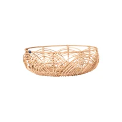 Wavy Rattan kurv 38 cm, natural
