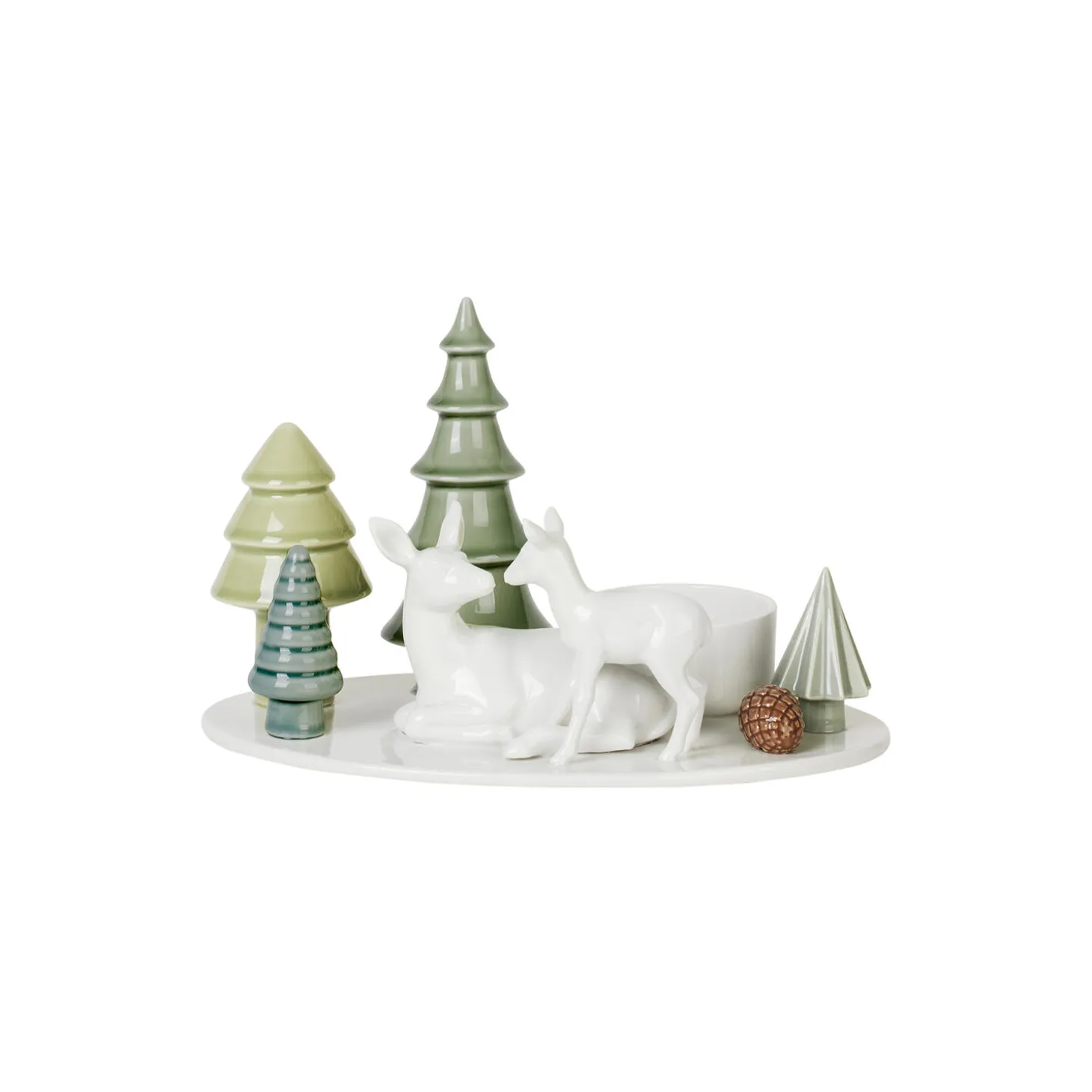 Winter Stories Deer & Fawn lysestake til blokklys